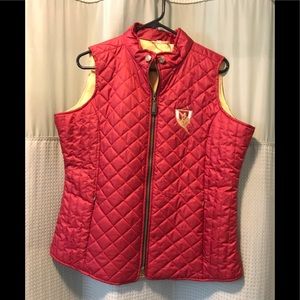 Equestrian polo style vest